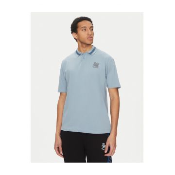 Tricou polo barbati albastru - bumbac - Albastru