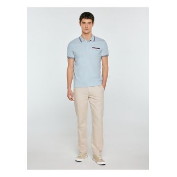 Tricou polo din tricot