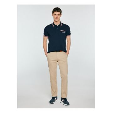 Tricou polo regular fit cu nasturi