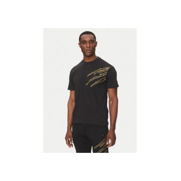 Tricou sport barbati  negru - bumbac