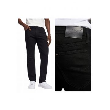 Blugi Barbati -  Daren Zip Fly - Straight Fit - Talie Medie - Lungi - Fermoar - 5 Buzunare - Bumbac - Negru