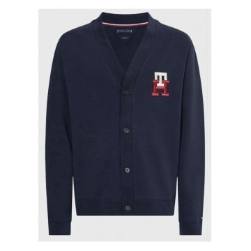 Cardigan cu detaliu logo