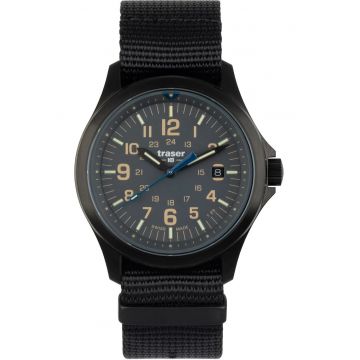 Ceas  P67 Officer Pro - mecanism quartz - rezistent la apa 100m - cadran gri cu NATO - 45mm