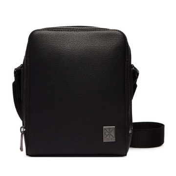 Geantă crossbody bărbați  Calvin Klein neagră cu logo 3101BGEA3293N