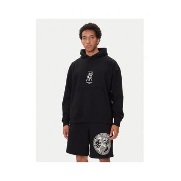 Hanorac barbati cu gluga -  negru -