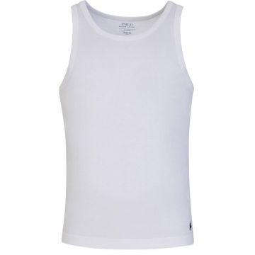 Maiou sport pentru barbati -  slim fit - bumbac - alb