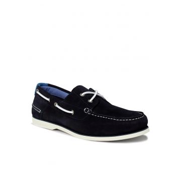 Mocasini barbati -  piele intoarsa - negru