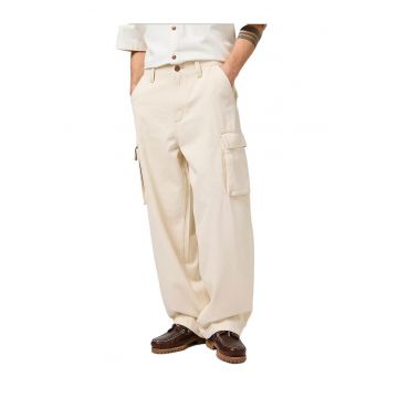 Pantaloni barbati -  Cargo - bumbac - ecru
