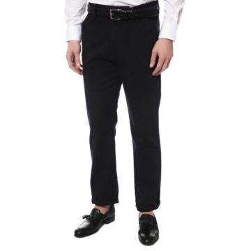 Pantaloni uni slim-fit