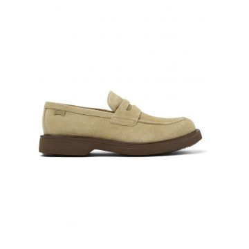 Pantofi loafer de piele Norman - Maro camel