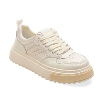 Pantofi sport GRYXX albi, 59938, din piele naturala