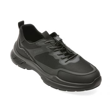Pantofi sport GRYXX negri, 19081, din material textil