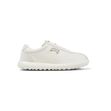 Pantofi sport Pelotas XLF din piele si piele intoarsa - Alb