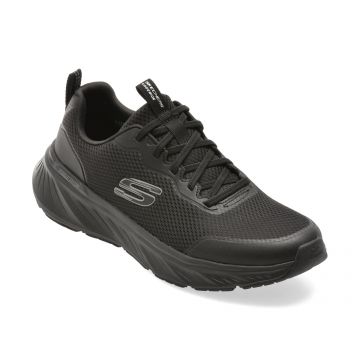 Pantofi sport SKECHERS negri, EDGERIDE, din material textil
