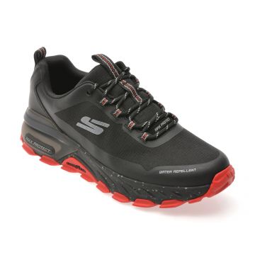 Pantofi sport SKECHERS negri, MAX PROTECT, din material textil