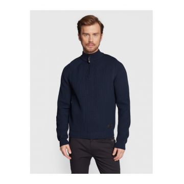 Pulover barbati -  301122906 - Poliester - Negru - Bleumarin