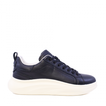 Sneakers  bărbați Benvenuti negri din piele   1921BP0078N