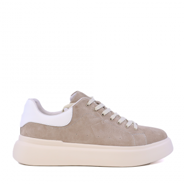 Sneakers ușori bărbați Benvenuti bej din piele întoarsă  1921BP0079VBE