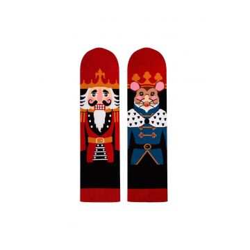 Sosete bumbac de Craciun Arty Socks Spargatorul de Nuci - 43-46 EU - Multicolor