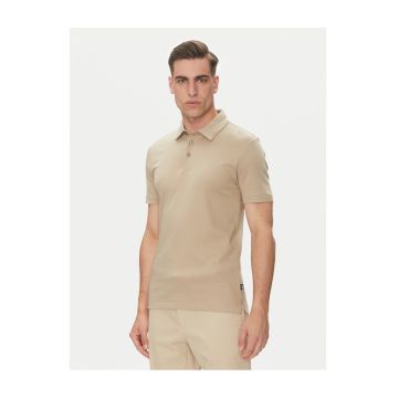 Tricou barbati  bej - material bumbac