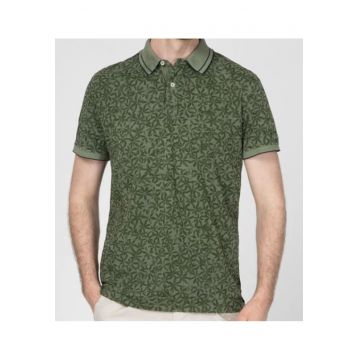 Tricou cu guler polo si imprimeu