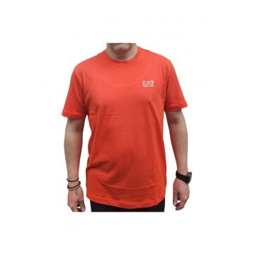 Tricou  EA7 Train Logo Series M SS EXT 58173 - Rosu