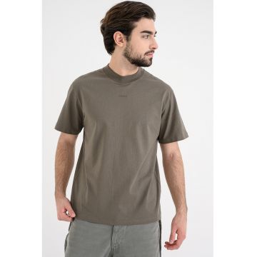 Tricou relaxed fit de bumbac Dapolino - Verde/Kaki