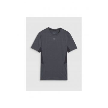 Tricou sport  gri - uscare rapida - material sintetic - slim