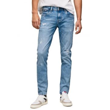 Blugi barbati -  Bumbac - Albastru` - Albastru