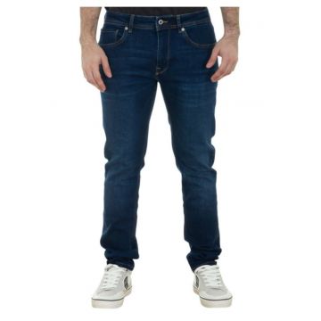 Blugi barbati  conici - bumbac - bleumarin