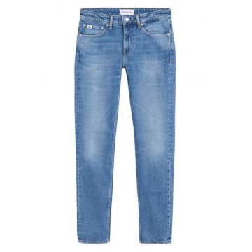 Blugi cu aspect decolorat Slim Taper