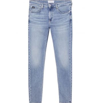 Blugi denim cu talie medie -