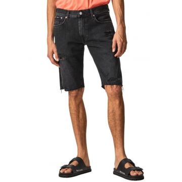 Blugi scurti regular fit Stanley Destroy - 29