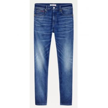 Blugi slim fit clasici - Bleumarin