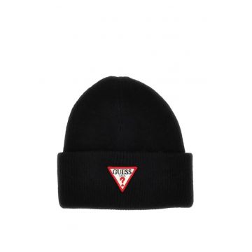 Caciuli barbati -  negru - Vascoza/Poliester/Poliamida