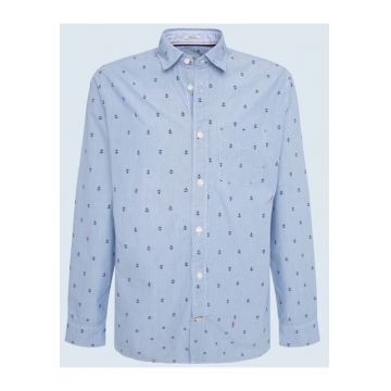 Camasa barbati -  Bumbac - Albastru`1324 - Albastru