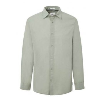 Camasa din bumbac cu guler ascutit -