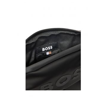 Geanta barbati  model Black 001 - material textil - culoare neagra