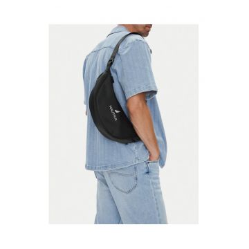 Geanta barbati  neagra - model C-NTC-M-005-08 - material textil