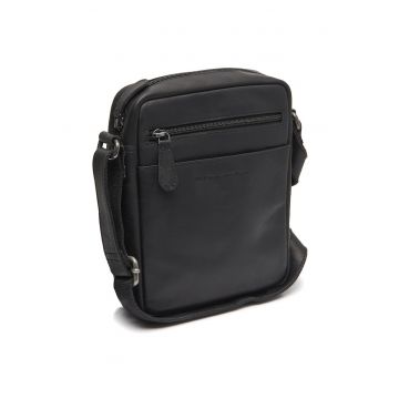 Geanta umar barbati piele naturala - 2.2 litri - Laveno - - Negru