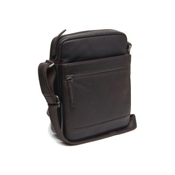 Geanta umar barbati piele naturala - 3.4 litri - Anzora - - Maro inchis