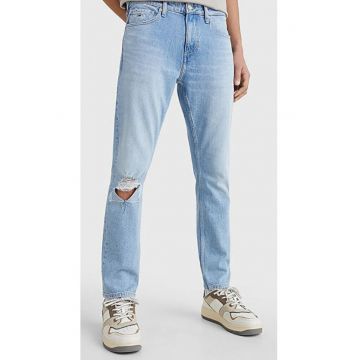 Pantaloni barbati -  Bumbac - Albastru - Albastru