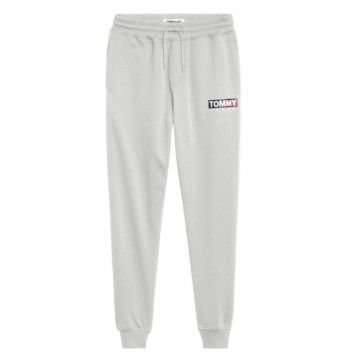 Pantaloni de trening cu logo contrastant -