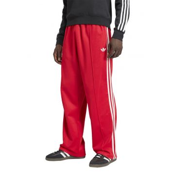 Pantaloni de trening cu segmente logo laterale - Rosu vermillion