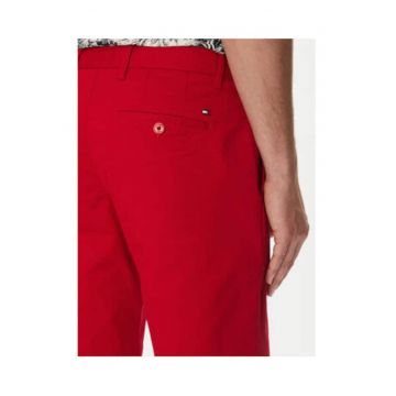 Pantaloni scurti barbati -  sintetic - rosu