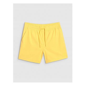 Pantaloni scurti de plaja  galben - textil