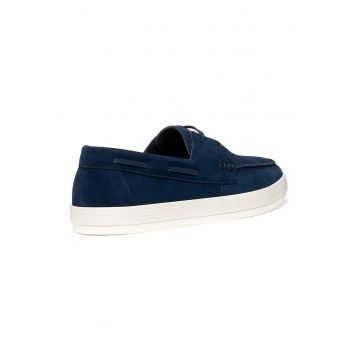 Pantofi loafer de piele intoarsa Avola - Bleumarin