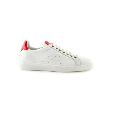 Pantofi sport din piele cu garnituri contrastante -