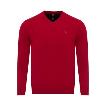 Pulover barbatesc -  V 501 - rosu
