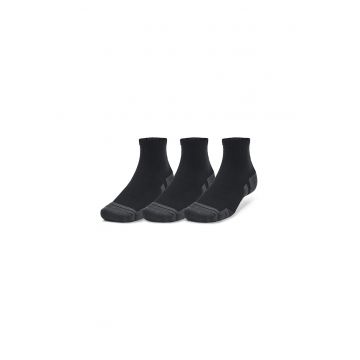Set de sosete scurte unisex pentru fitness - 3 perechi - Negru